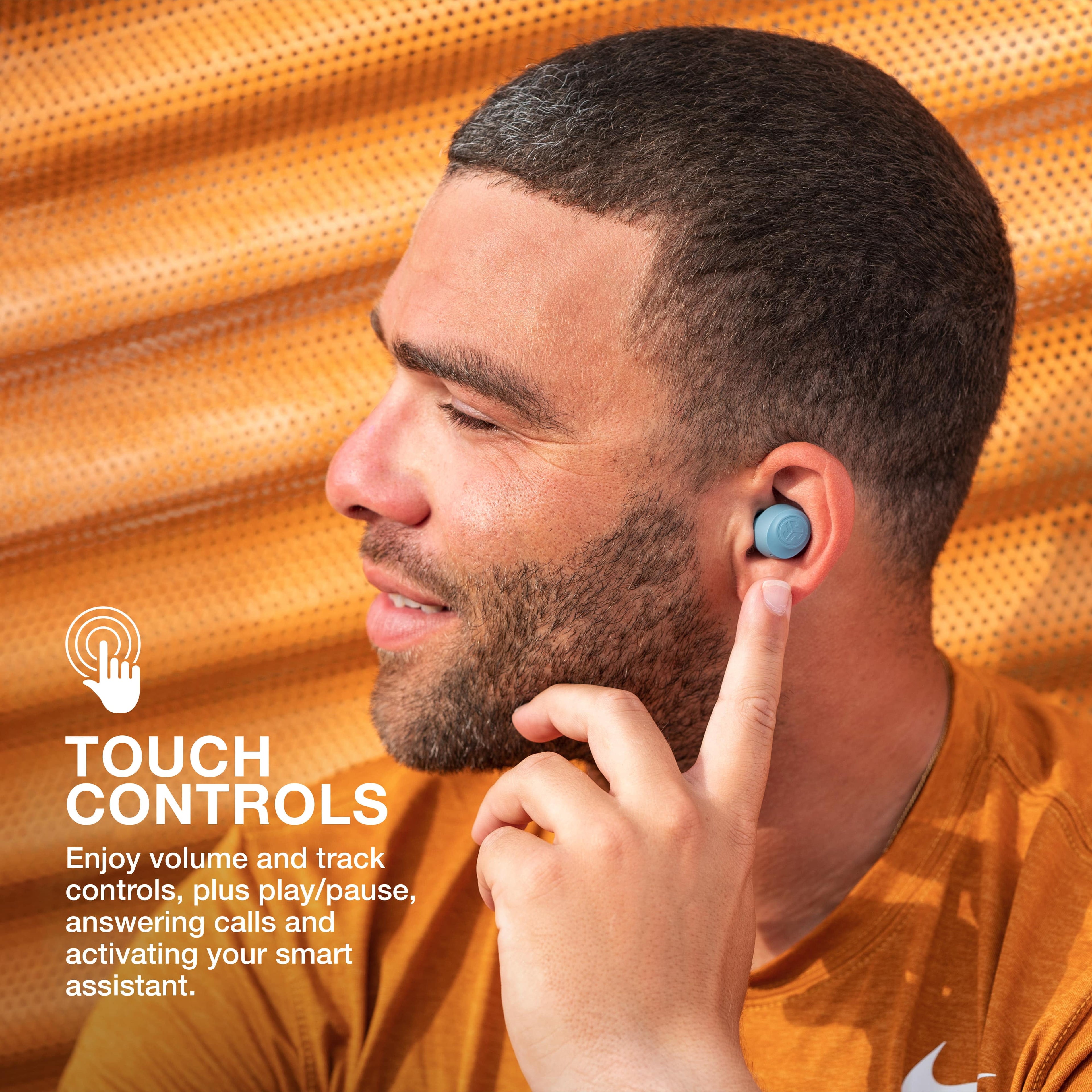 Go Air Pop Bluetooth Earbuds, True Wireless with Charging Case