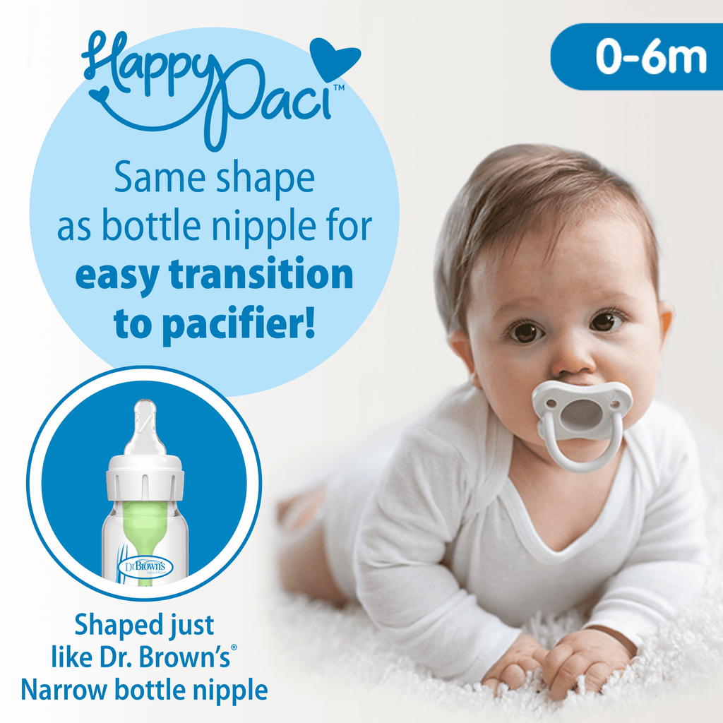 Natural Flow Anti-Colic Options+ Narrow Breast to Bottle Feeding Set, Clear, 4Oz, 4 Pack