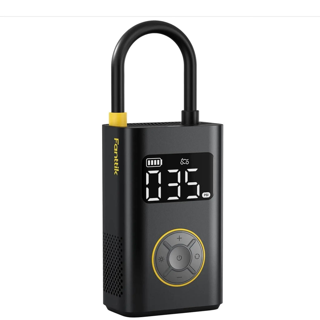 TireMaster Portable Tire Inflator – Smart ON/OFF Hose Design for Effortless Inflation Anywhere